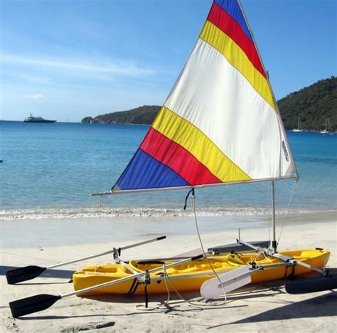 Sailboats To Go » Kayak Sail Kits with Big Powerful Sails. Tack Upwind.