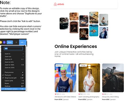 Airbnb Experiences (Copy) | Figma