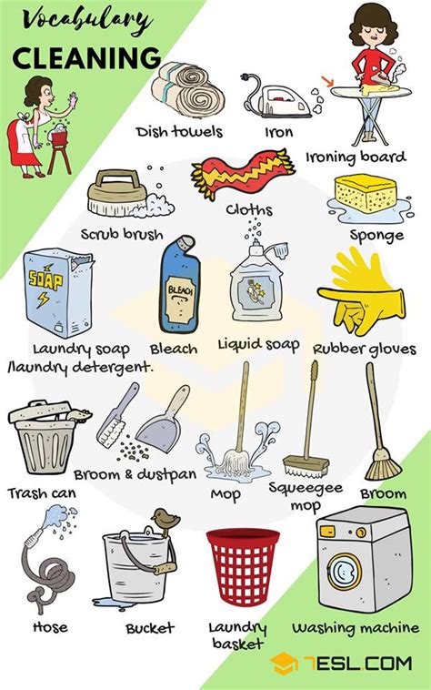 Click on: CLEANING & OTHER HOUSEHOLD CHORES