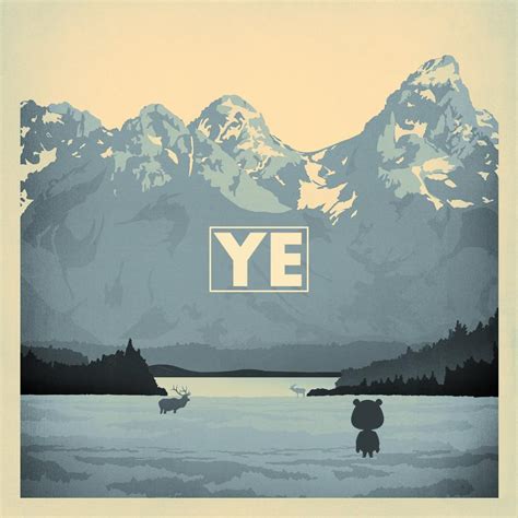 Alternate "YE" Album Cover Wyoming Theme : r/Kanye