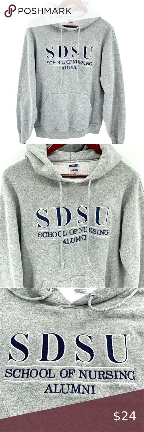 SDSU San Diego State Nursing School Alumni Hoodie Grey Hoodie, Pullover ...