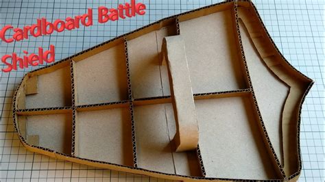 How to make a DIY Cardboard Battle Shield - YouTube