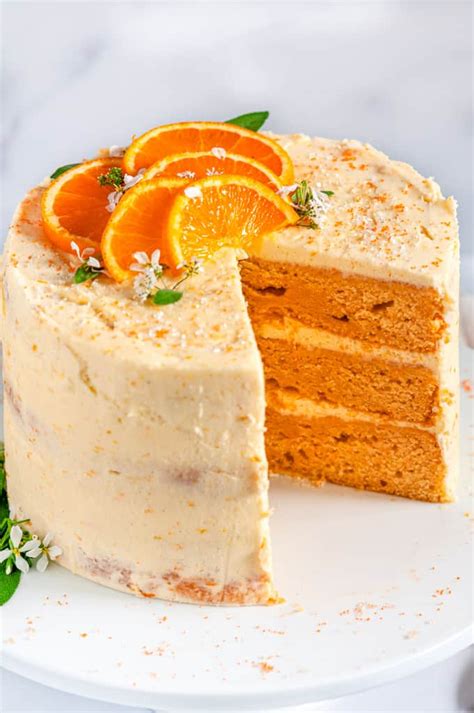 how to decorate cake with orange slices - Cake Decoration Ideas