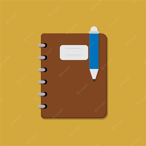 Premium Vector | Book and pen vector illustration