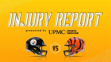 Week 16 Injury Report (Bengals)