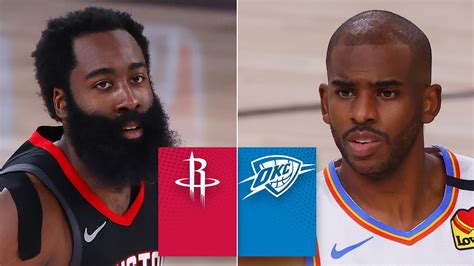 Houston Rockets vs. Oklahoma City Thunder [GAME 4 HIGHLIGHTS] | 2020 ...