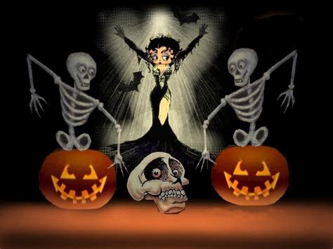 Betty Boop Halloween Wallpaper - WallpaperSafari