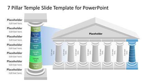 7-Pillar Temple Slide Template for PowerPoint & Google Slides