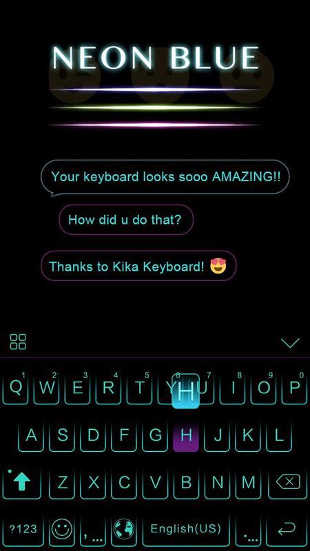 Neon Blue Kika Keyboard Theme APK Download - Free Personalization APP for Android | APKPure.com