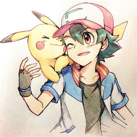 Pin by Mimivoca on Ash ketchum | Pokemon sketch, Pokemon drawings, Pokemon pictures