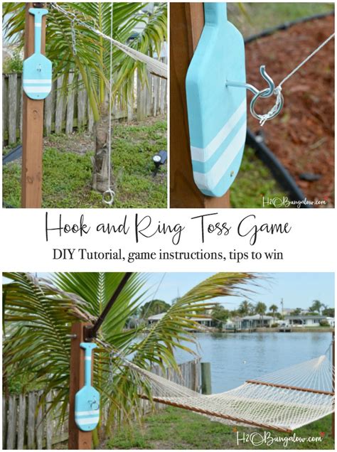 Freestanding DIY Hook and Ring Game Tutorial - H2OBungalow