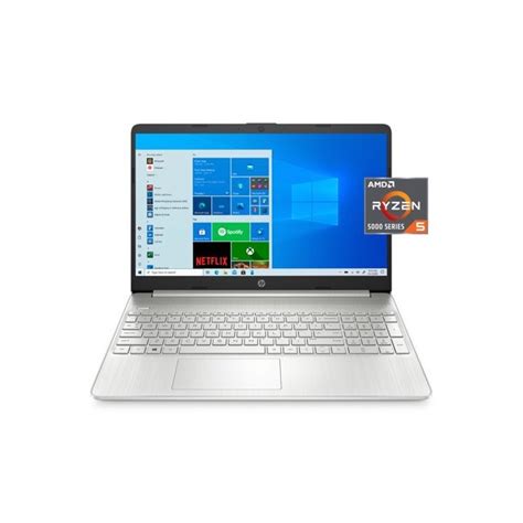 HP 15.6" Laptop AMD Ryzen 5-5500U 8GB RAM 256GB SSD Silver Windows 10 ...