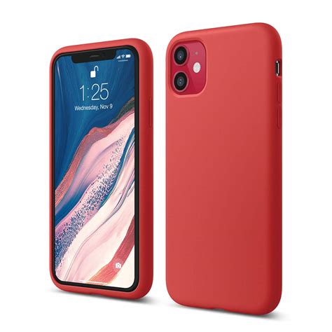 Silicone Case for iPhone 11 - Red :: ELAGO | SLG Design