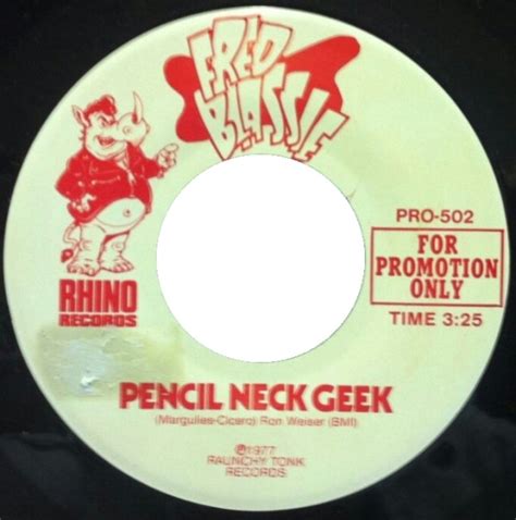 Fred Blassie - Pencil Neck Geek (1977, Vinyl) | Discogs