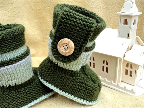 Knitting PATTERN Baby Booties PATTERN Knit Baby Shoes Baby Boy | Etsy