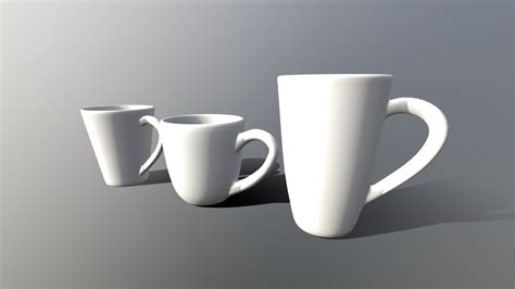 Basic Mugs - Download Free 3D model by ¡Jacques (@iJacques) [93c84ac] - Sketchfab