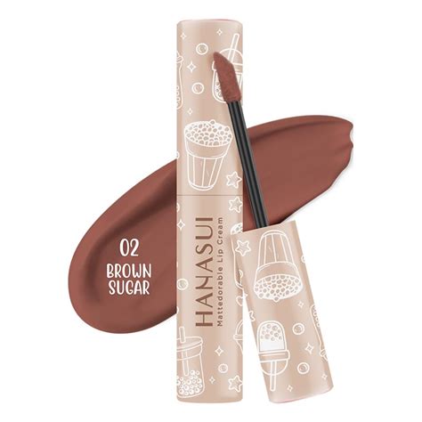 HANASUI, Hanasui Mattedorable Lip Cream Brown Sugar#2 | Watsons Indonesia