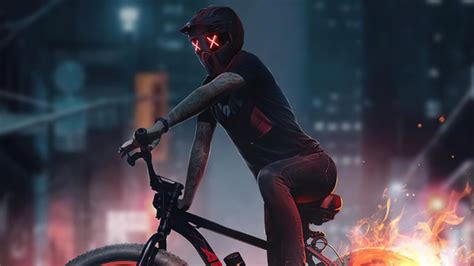 Bicycle Rider Fire Burnout 5k, HD Artist, 4k Wallpapers, Images ...