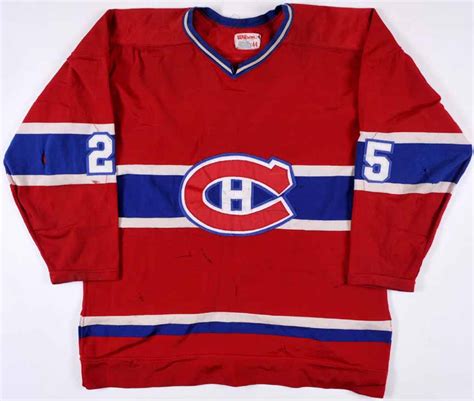 1978-79 Jacques Lemaire Montreal Canadiens Stanley Cup Finals Game Worn Jersey - Last Road ...