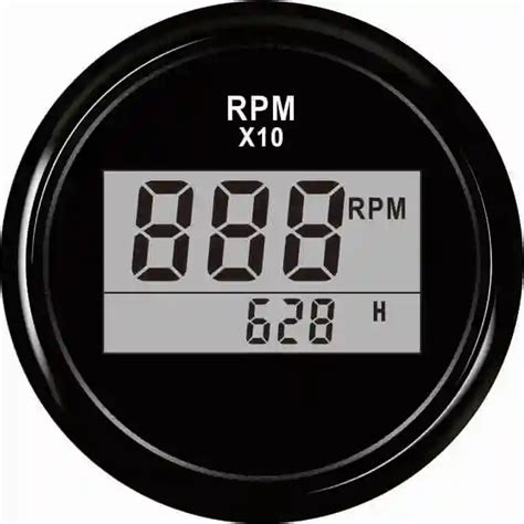 Popular 52mm Digital Tachometer RPM Gauge 0 9990RPM-in Tachometers from Automobiles ...