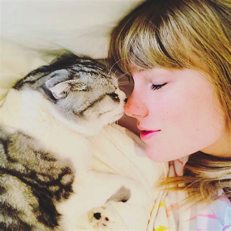 Taylor Swift And Her Cats