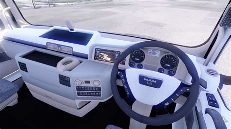 New interior tractors MAN for Euro Truck Simulator 2