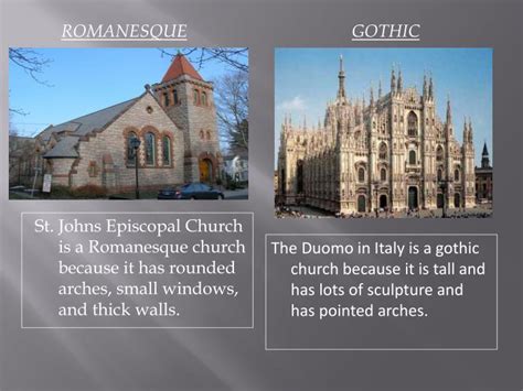 PPT - Romanesque vs. Gothic Architecture PowerPoint Presentation - ID ...