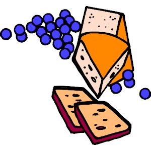 Cheese & Crackers clipart, cliparts of Cheese & Crackers free download ...