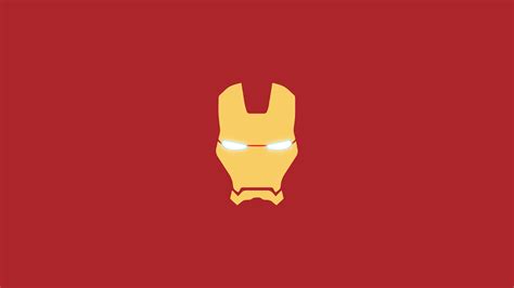 Iron Man Logo Wallpaper 4K