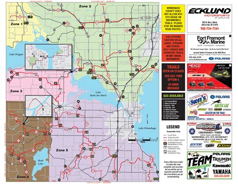 2019 WINNEBAGOMap « Winnebago County Snowmobile Alliance