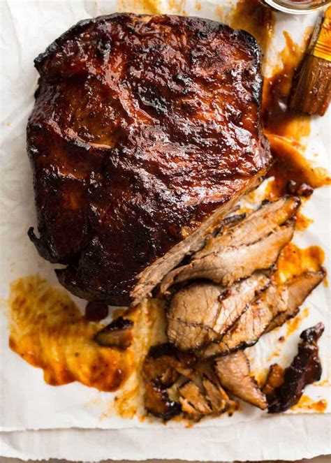 Slow Cooker Beef Brisket with BBQ Sauce | RecipeTin Eats