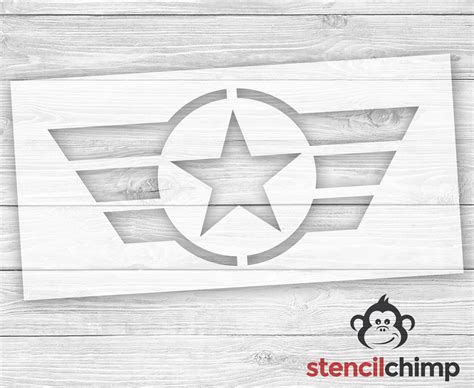 Stencil Military Star Stencil Army Badge Stencil Rank - Etsy