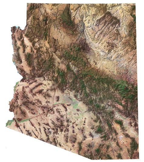 Satellite Map Of The United States Of America