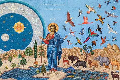 Mosaic Icon of Creation : r/Christianity