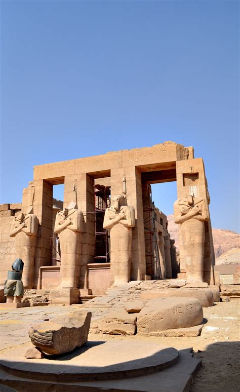 Entrance to Ramesseum | Ancient egypt history, Luxor egypt, Ancient egypt