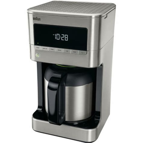 Braun BrewSense Drip Coffee Maker with Thermal Carafe - Stainless Steel ...