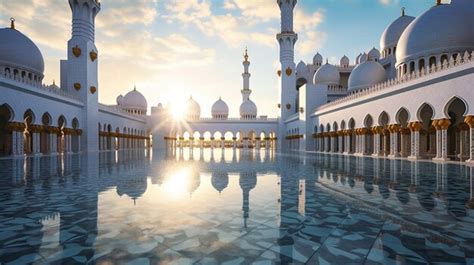 Premium AI Image | The stunning architecture of the grand mosque