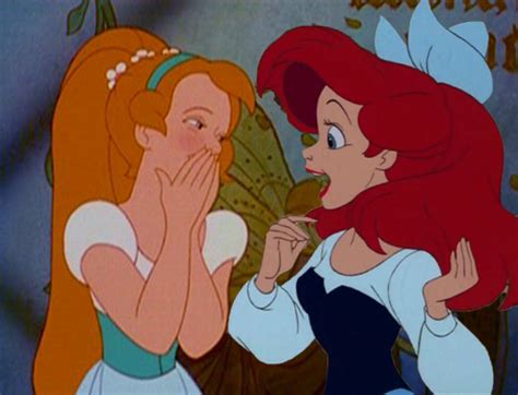 Ariel and Thumbelina - Childhood Animated Movie Heroines Photo (23062033) - Fanpop