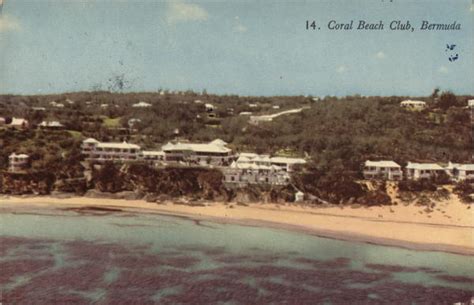 Coral Beach Club Bermuda Postcard