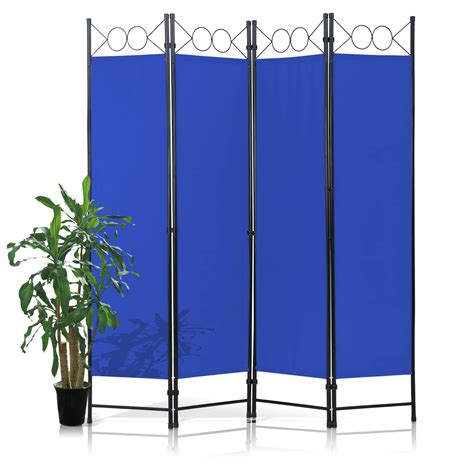 Buy Room Divider 4 Panels 6FT Room Divider Wall Folding Privacy Screens ...