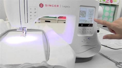 SINGER® LEGACY™ SE300/SE340 Sewing & Embroidery Machine - Selecting ...