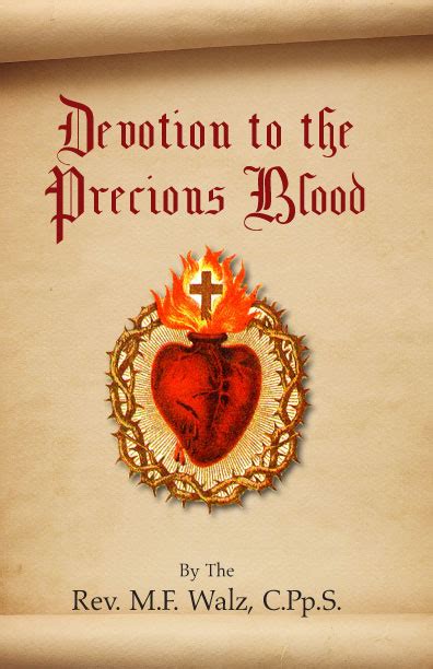 Devotion to the Precious Blood > Books