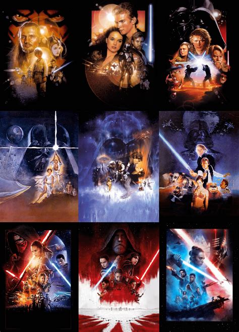 Star Wars: The Skywalker Saga - Complete Posters (High Resolution ...