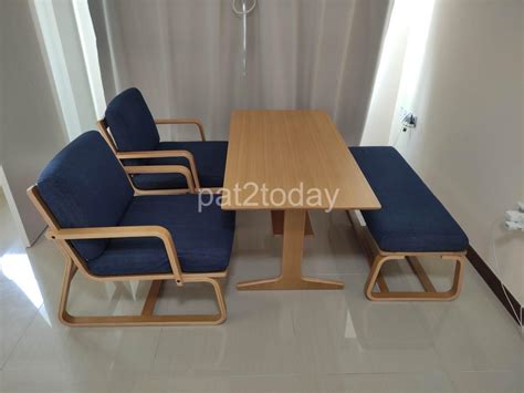 Muji Living Dining Table Set, Furniture & Home Living, Furniture, Tables & Sets on Carousell