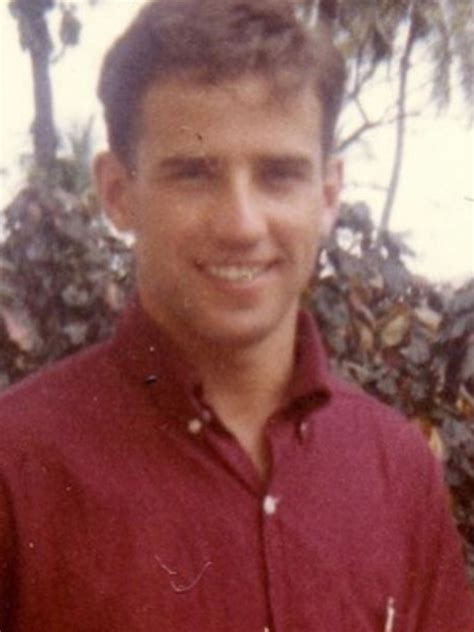 Joe Biden young: University photo of the president-elect sending the ...