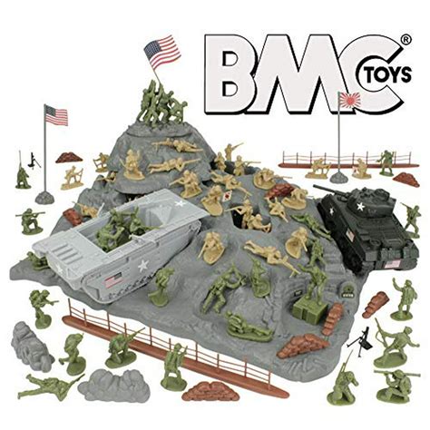 Bmc Ww2 Iwo Jima Plastic Army Men Island, Tanks & Soldiers 72Pc Playset - Walmart.com - Walmart.com