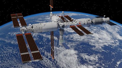 China Adds Final Section to Tiangong Space Station