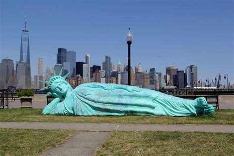 A lounging Lady Liberty to lie down in Arlington for the next year | ARLnow.com