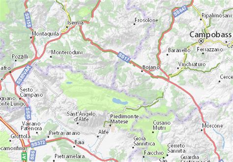 MICHELIN Campitello Matese map - ViaMichelin