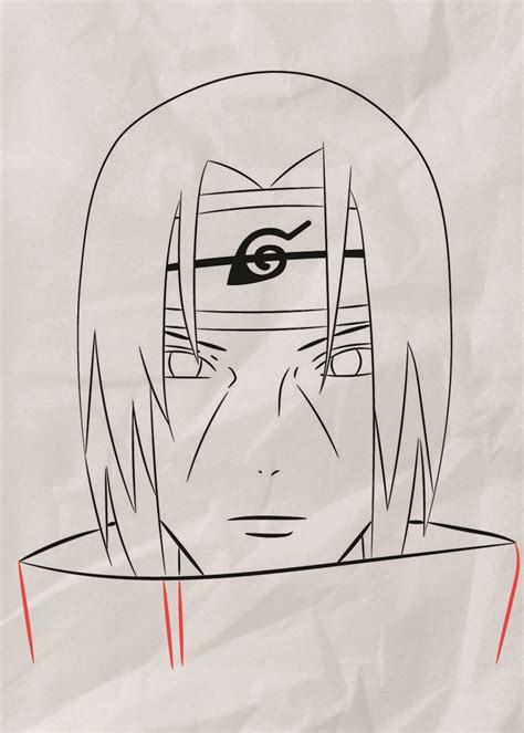 How to Draw Itachi Uchiha - Easy Drawing